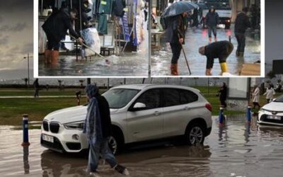 Sağanak İzmir’de hayatı felç etti! Vatandaş isyanda: Altyapı da, çalışma da yok